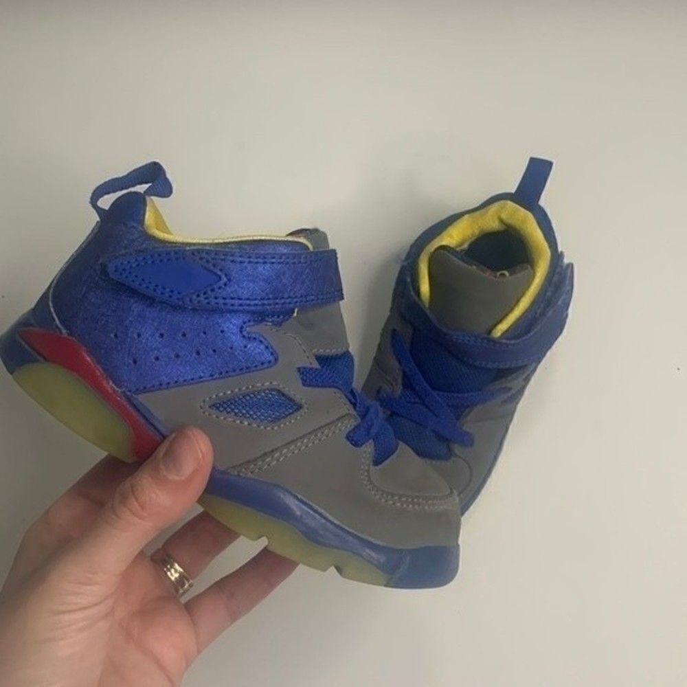 Nike Air Jordan Flight Club '91 blue Gray toddler size 555330- 027